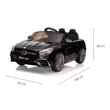 Mercedes-Benz SL65 AMG Black Auto elettrica per bambini