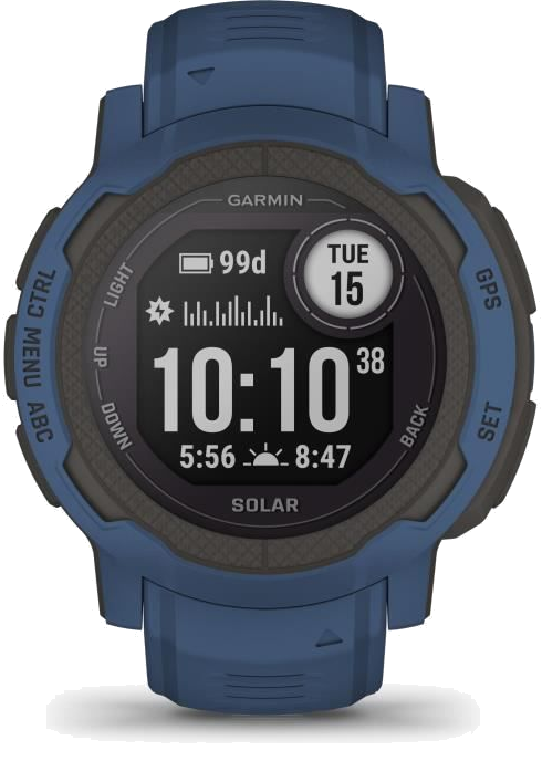 Montre connectée - GARMIN - Instinct 2 Solar - Tidal Blue