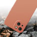 Coque pour Apple iPhone 13 en FLUID ORANGE CLAIR Housse de protection Étui en silicone TPU flexible