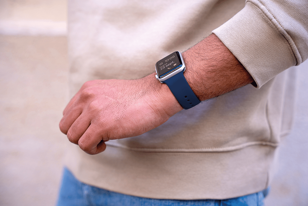 Bigben Connected Bracelet De Montre Pour Montre Intelligente 42 44mm Pour Apple Watch Hermès Series 7 Hermès Series 9 Nike Series 7 Series 10 Series 8 Series 9 - vue 2