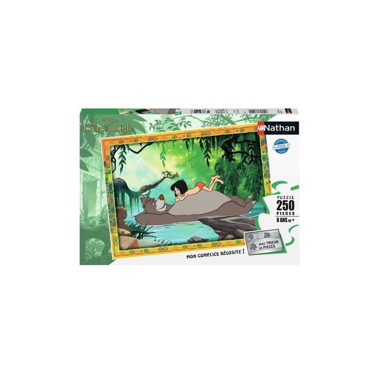 Puzzle éducatif Le Livre de la Jungle - 250 pièces pour enfants - Neuf