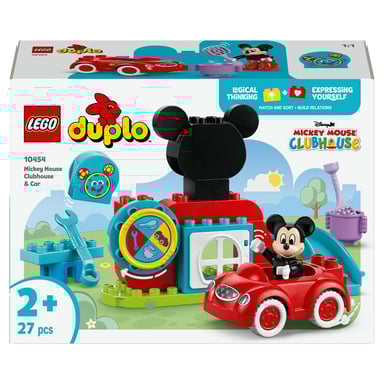 LEGO DUPLO 10454: Casa e auto di Topolino per bambini piccoli