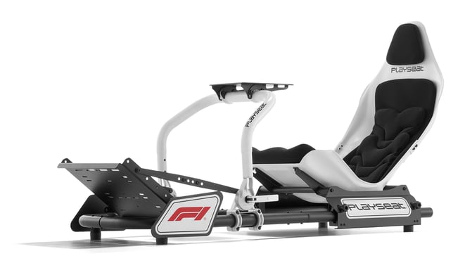 Playseat Formula Instinct - F1 Edition Sedile da gioco universale Sedile imbottito Nero, Bianco