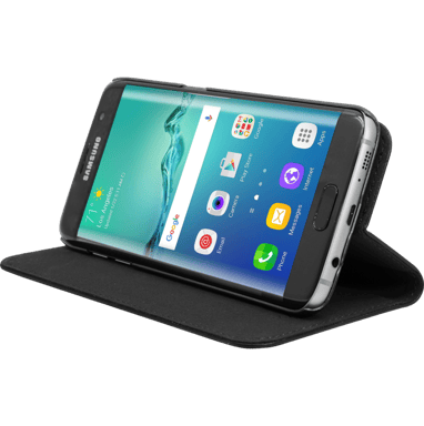 Custodia magnetica sottile 2 in 1 e guscio per Samsung Galaxy S7 Edge, nero