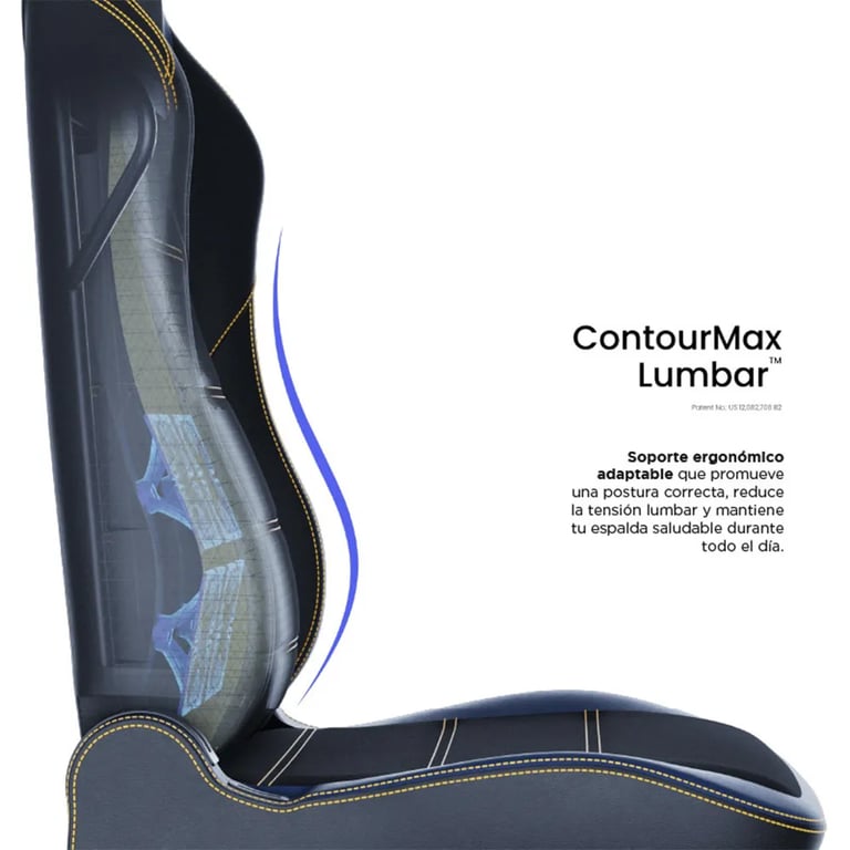 Chaise Gaming Vertagear PL6800 HygenX – Ergonomie Avancée Soutien Lombaire ContourMax & Assise VertaAir Neuf - vue 2