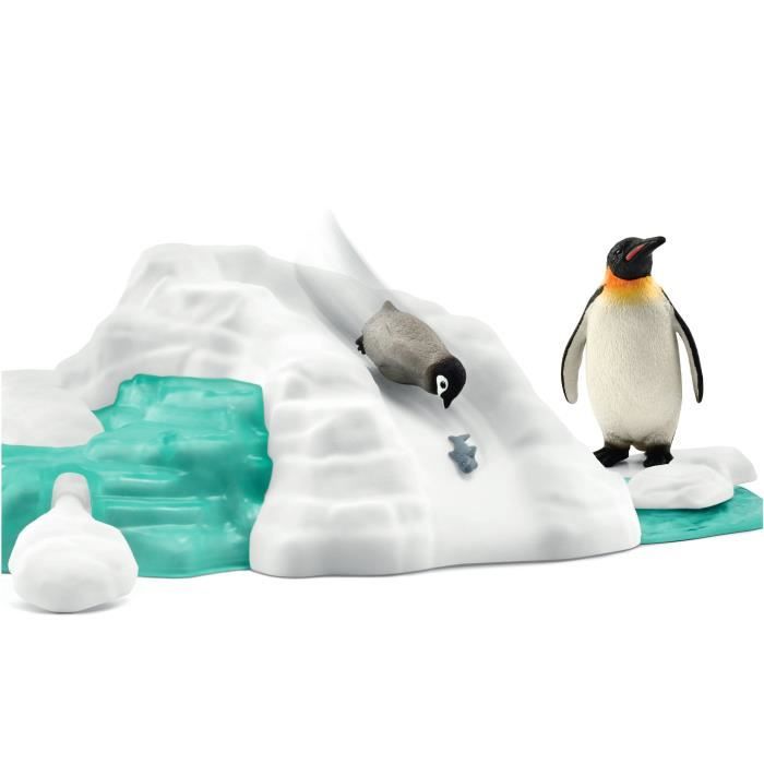 Figurines Famille pingouin sur la banquise Schleich 42661 Wild Life Pour enfant dès - vue 4