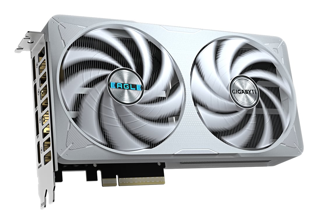 GIGABYTE GeForce RTX 5060 Ti EAGLE OC ICE 8G Carte Graphique – 8 Go GDDR7 128 bits PCI E 5.0 2617 MHz Fréquence du processeur 3 x DisplayPort 1 x HDMI GV N506TEAGLEOC ICE 8GD Neuf - vue 3