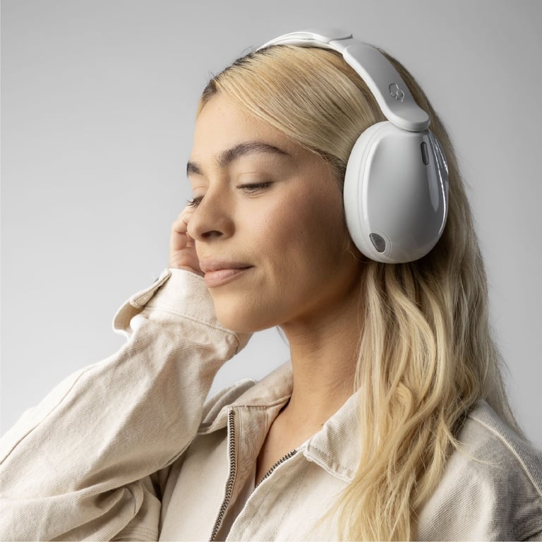 Skullcandy Hesh 540 ANC Casque Avec fil &sans fil Arceau Appels/Musique Bluetooth Blanc - Neuf