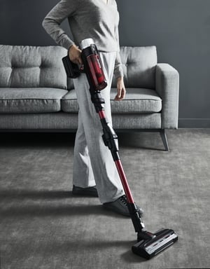 Rowenta X-Force Flex 9.60 RH2079 aspirateur Noir, Rouge Sans sac