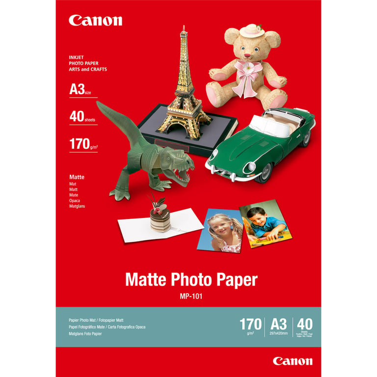 Canon Papier photo mat A3 MP-101 - 40 feuilles - Neuf