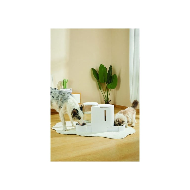 Distributeur Croquettes & Eau PETS DUPLO 1.3 kg / 3 40 x 16.2 x 29.1 cm - vue 2