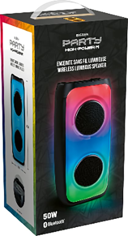 Enceinte sans fil BIGBEN PARTY Taille Bluetooth Ports USB et micro SD Effets LED - vue 8