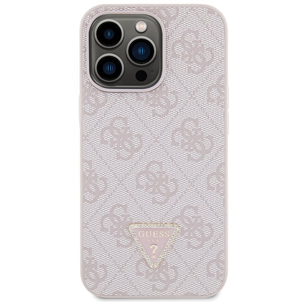 Guess Crossbody 4G Metal Logo - Étui pour iPhone 13 Pro Rose - vue 2