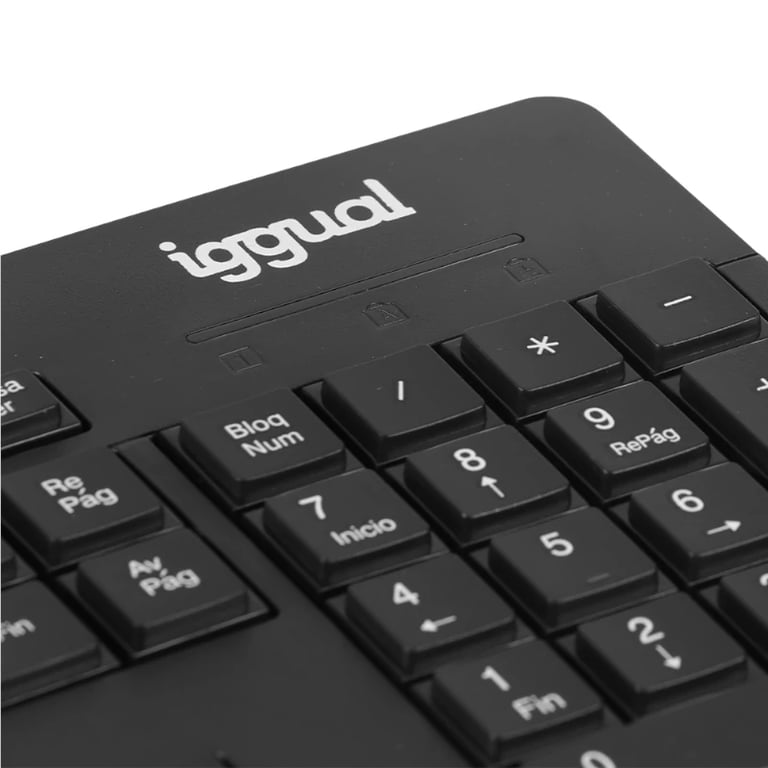 Pack Clavier et Souris iggual WMK-BUSINESS2 – Sans Fil, QWERTY - vue 3