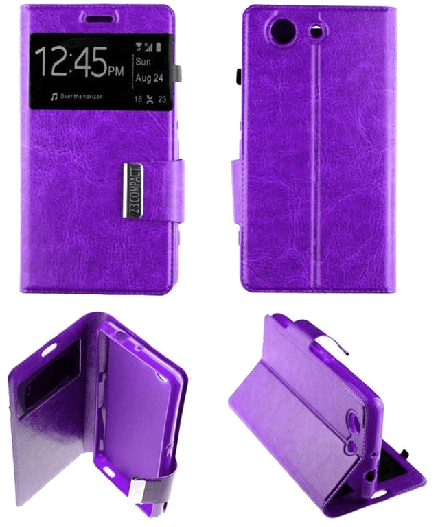 Etui Folio compatible Violet Sony Xperia Z3 Compact