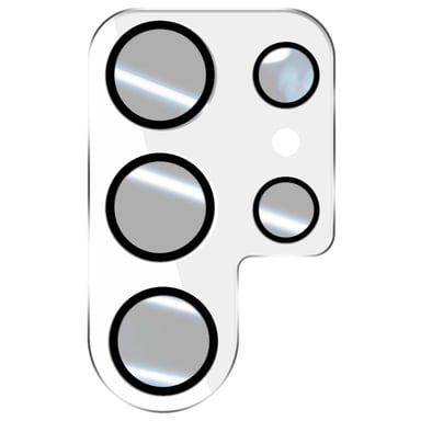 Crong Protección de Lente de Cámara para Galaxy S23 Ultra Serie Lens Shield Transparente