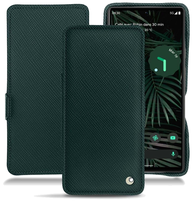 Housse cuir Google Pixel 6 Pro - Rabat horizontalVert