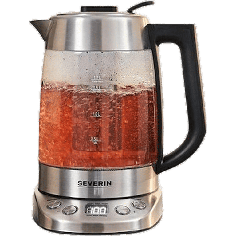 Bouilloire électrique Severin WK 3480 1,7L 3000W Argent/Transparent - Neuf