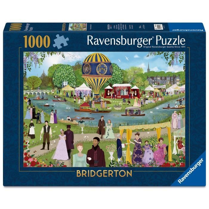 Puzzle 1000 pièces : Voir et être vu Bridgerton Ravensburger France - vue 2