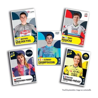 Caja - PANINI - TOUR DE FRANCE 2025 - 36 bolsillos - 180 pegatinas