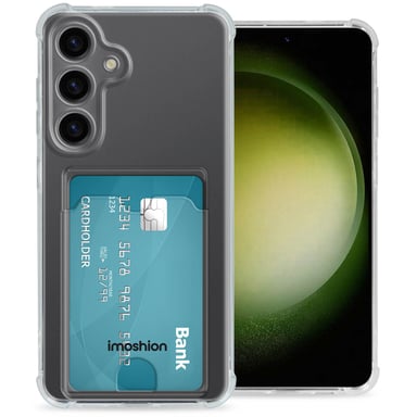 imoshion Coque silicone avec support de passe pour Samsung Galaxy S24 Plus - Transparent
