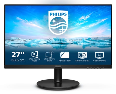 Philips V Line 271V8LA/00 LED display 68,6 cm (27'') 1920 x 1080 pixels Full HD Noir