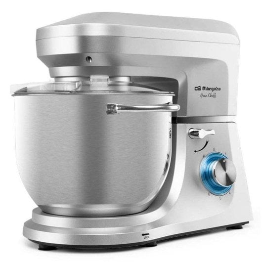 Robot Pâtissier Orbegozo AM 8000 – 1800 W, Bol Inox 7 L, 6 Vitesses - vue 3