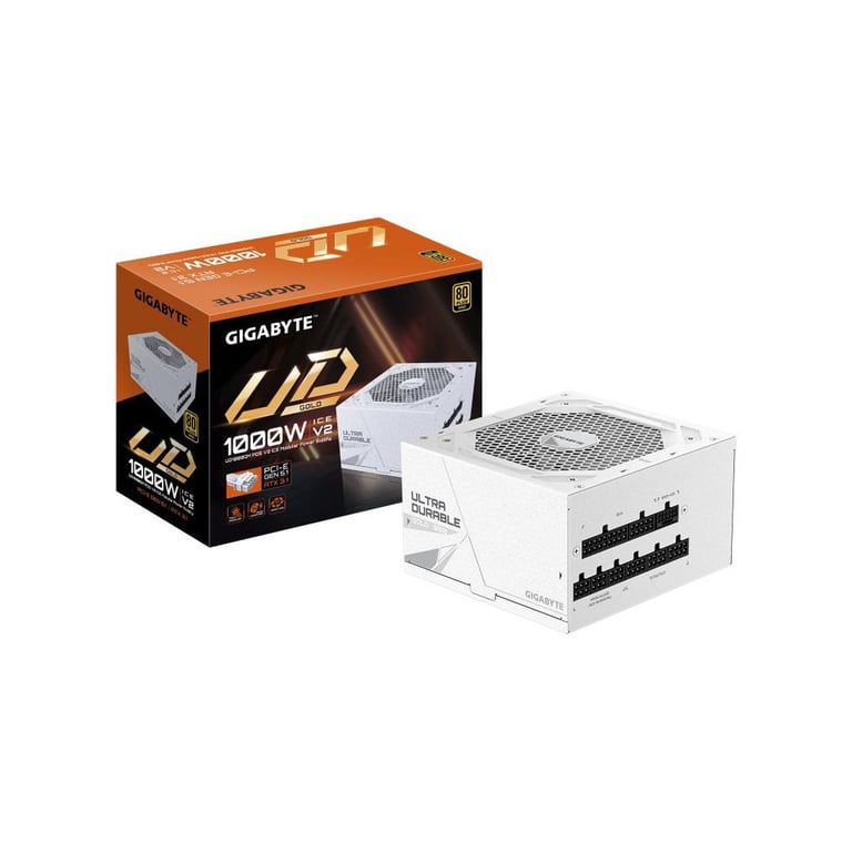 Alimentation GIGABYTE GP UD1000GM PG5 ICE 80 PLUS Gold Modulaire - vue 3