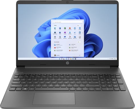 HP 15s-fq0024nf Intel® Celeron® N4120 Ordinateur portable 39,6 cm (15.6'') Full HD 4 Go DDR4-SDRAM 128 Go SSD Wi-Fi 5 (802.11ac) Windows 11 Home in S mode Gris