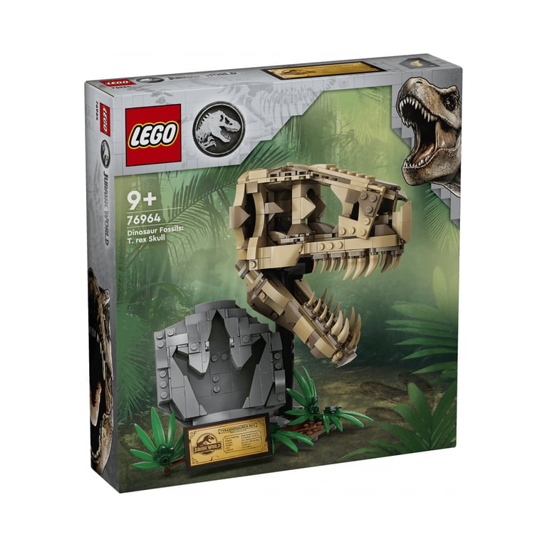 Lego Jurassic World Les Fossiles De Dinosaures : Le Crâne Du T. Rex 76964 Lego - vue 2