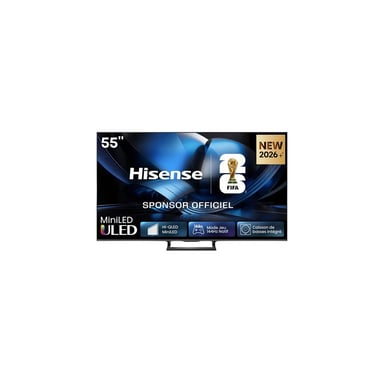 Televisor Hisense 55U7SE 55'' 4K ULED Smart TV VIDAA Wi-Fi, Dolby Atmos, eARC HDR10+ 144 Hz Negro