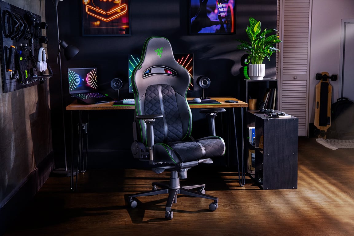 Razer Enki Siège de jeu sur PC Chaise avec assise rembourrée Neuf - vue 3