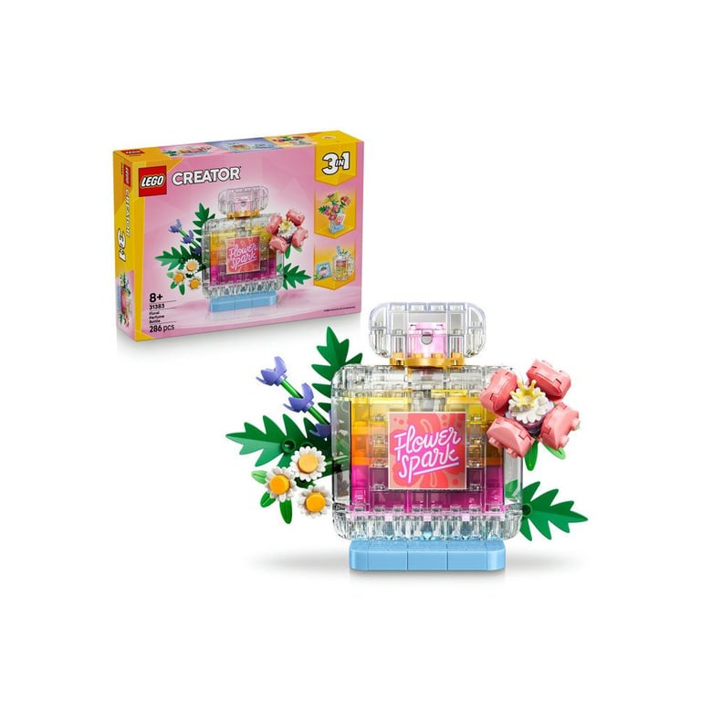 LEGO Creator 3-en-1 31383 Bouteille de parfum florale 3 modèles Violet - Neuf