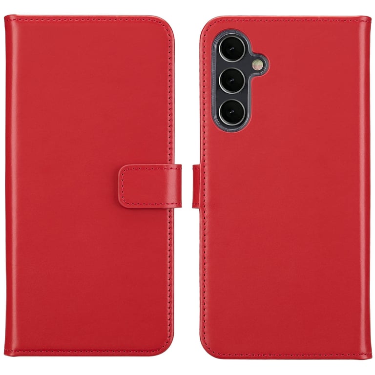 Selencia Étui portefeuille en cuir véritable pour Samsung Galaxy A16 Neuf