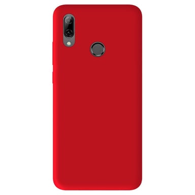 Coque silicone unie Mat Rouge compatible Huawei Honor 10 Lite P Smart 2019