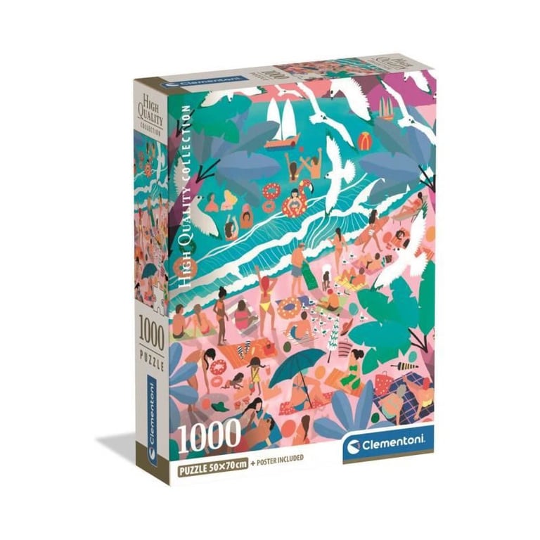 CLEMENTONI - Compact 1000 pieces - Sunday at the Beach - Neuf