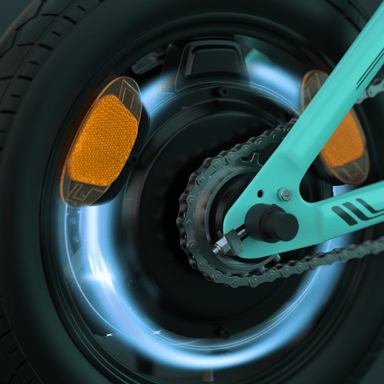 Bici elettrica pieghevole ESKUTE F100 250W Batteria 36V 9Ah 14 pollici