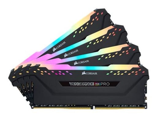 CORSAIR RAM Vengeance RGB PRO - 128 GB (4 x 32 GB Kit) - DDR4 3200 DIMM CL16