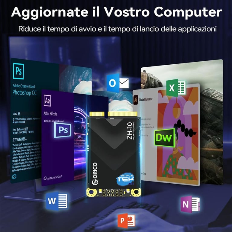 CoreParts MT disque SSD mSATA Série ATA III 3D TLC Neuf - vue 2