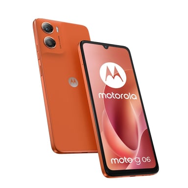 Moto G06 (4G) 128 GB, Naranja Arabesco
