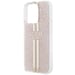 Custodia Guess per iPhone 15 Pro 6.1'' rosa Custodia rigida IML 4G Gold Stripe