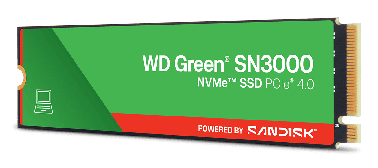 Western Digital SN3000 .2 PCI Express 4.0 NVMe QLC 3D NAND - vue 2