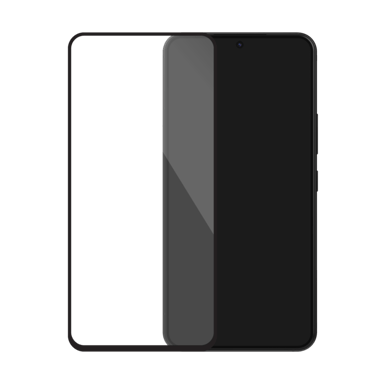 Protezione dello schermo in vetro temperato (60% di vetro temperato riciclato) per Samsung Galaxy S23 FE 5G/A54 5G 2023, Nero