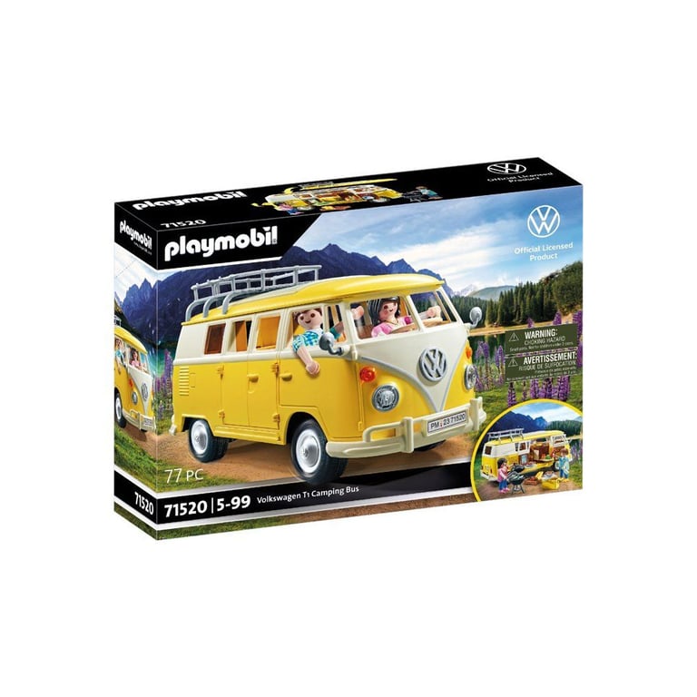 PLAYMOBIL 71520 Volkswagen T1 Combi jaune - vue 3