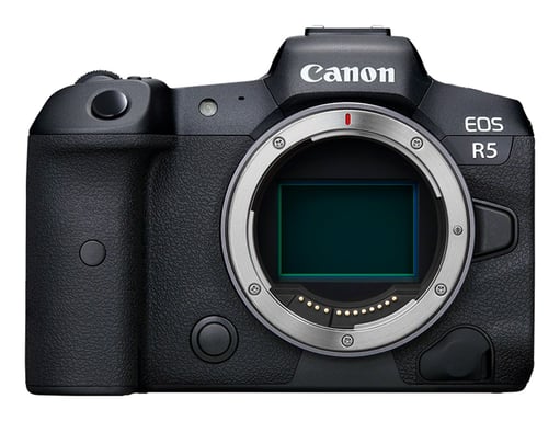 Appareil Photo Canon EOS R5 Boîtier MILC 45 MP CMOS 8192 x 5464 pixels, Noir