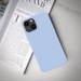Coque antichoc en gel de silicone doux pour Apple iPhone 13, Bleu Lilas