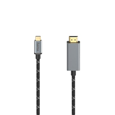 Hama 00200507 cavo video e adattatore HDMI USB Type-C da 1,5 m Nero