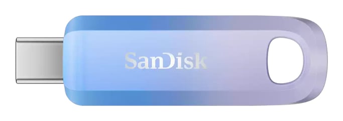 SanDisk Creator unidad flash USB 1 TB USB Tipo C 3.2 Gen 1 (3.1 Gen 1) Azul, Lila