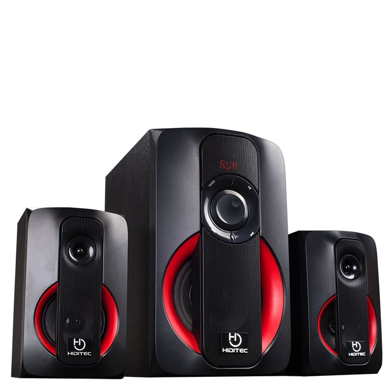 Enceintes Hiditec H400 – 80W, 2.1 Canaux, Bluetooth - vue 3
