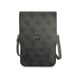 Sac à Bandoulière pour Téléphone Motif 4G avec Logo Triangulaire Noir